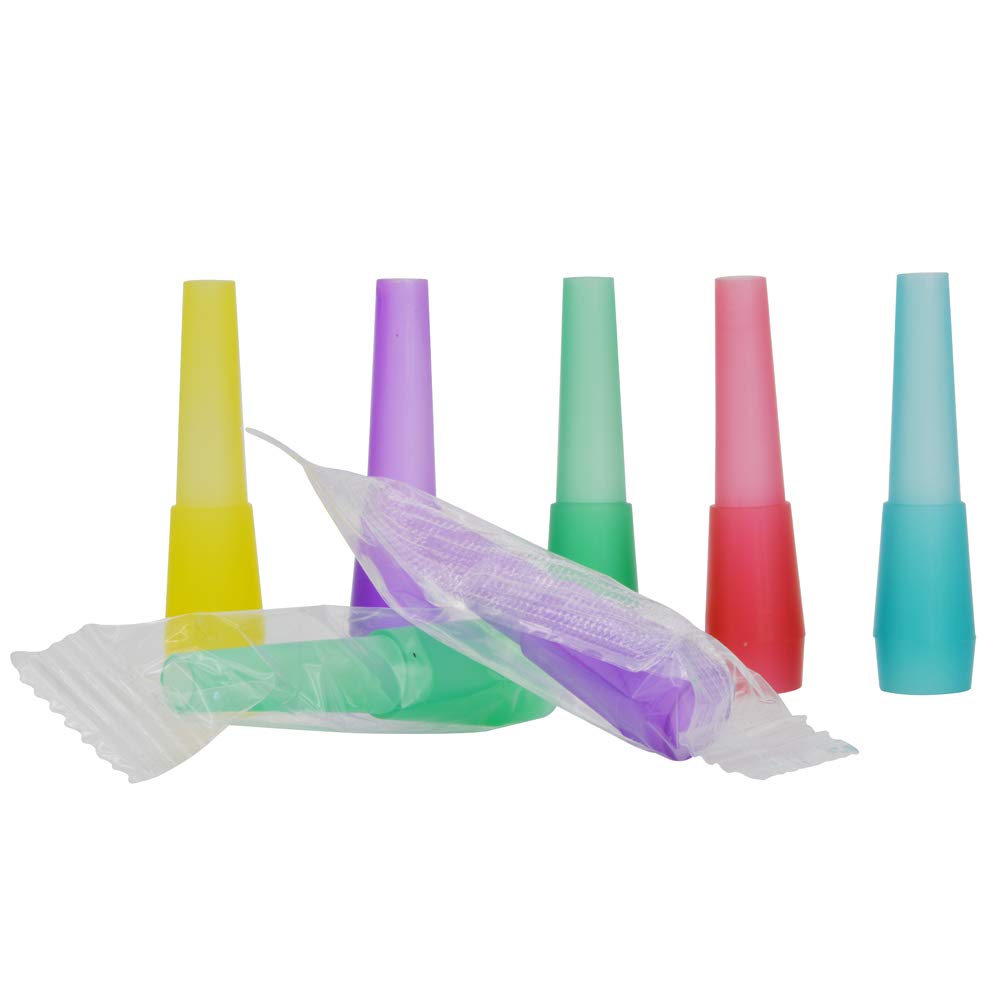 Male/Female Sanitary Mouth Tips - 100pc Bag - - Shishamore.com
