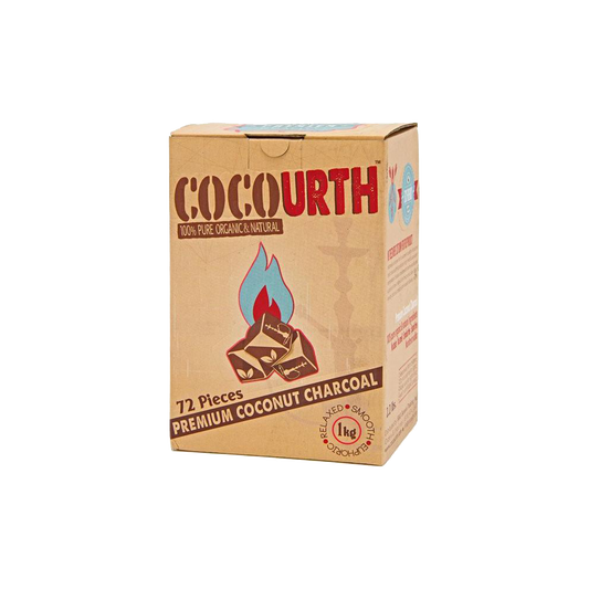 Cocourth Organic Hookah Charcoal Cubes 72pcs - Lavoo