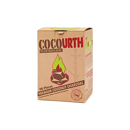 Cocourth Organic Hookah Charcoal Flats 96pcs - Lavoo