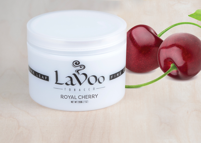 Lavoo Tangy Royal Cherry Leaf Tobacco - - Shishamore.com